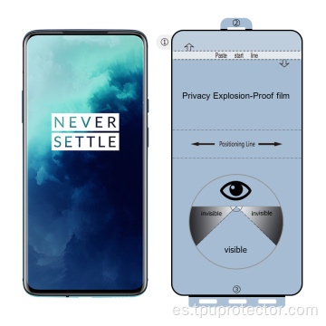 Protector de pantalla anti-espía para Oneplus 7T Pro